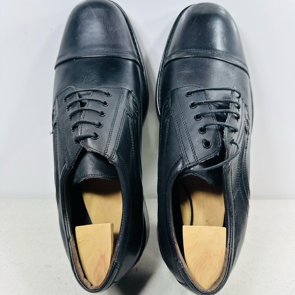 Bill Blass Men’s Genuine Leather Hank Oxford Black Dress Shoes size 13 main image 6